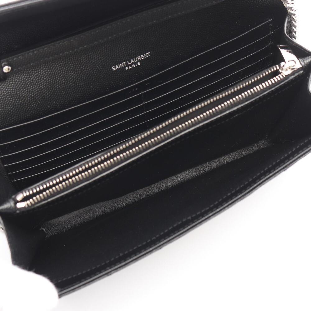 Saint Laurent Cassandra Shoulder Bag Leather Black - Picture 3 of 4